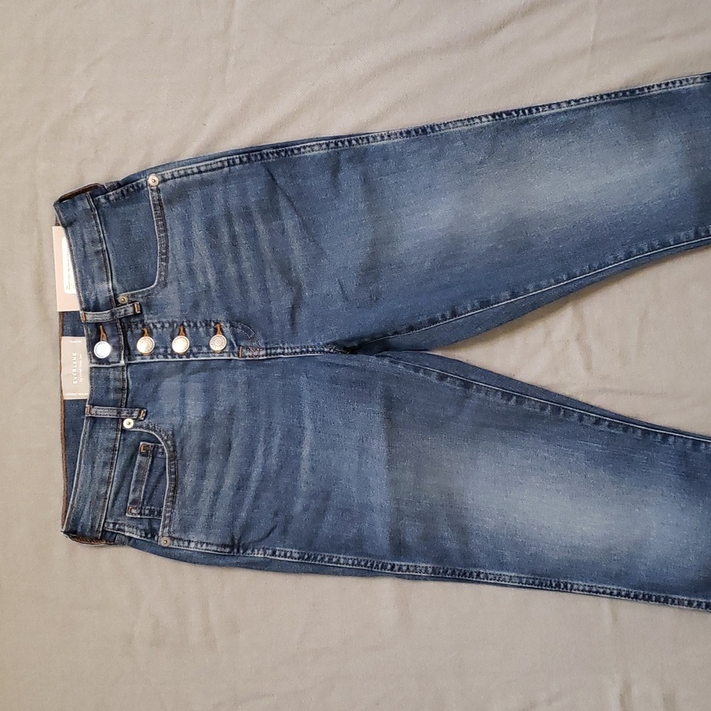Everlane NWT Vintage Skinny Jean High Rise Ankle Fray Women's 26
